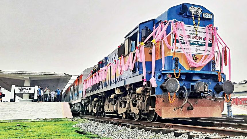 India-Bangladesh trnasboundary rail - Times photo