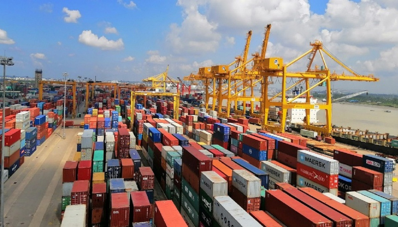 Containers at port - UNB photo