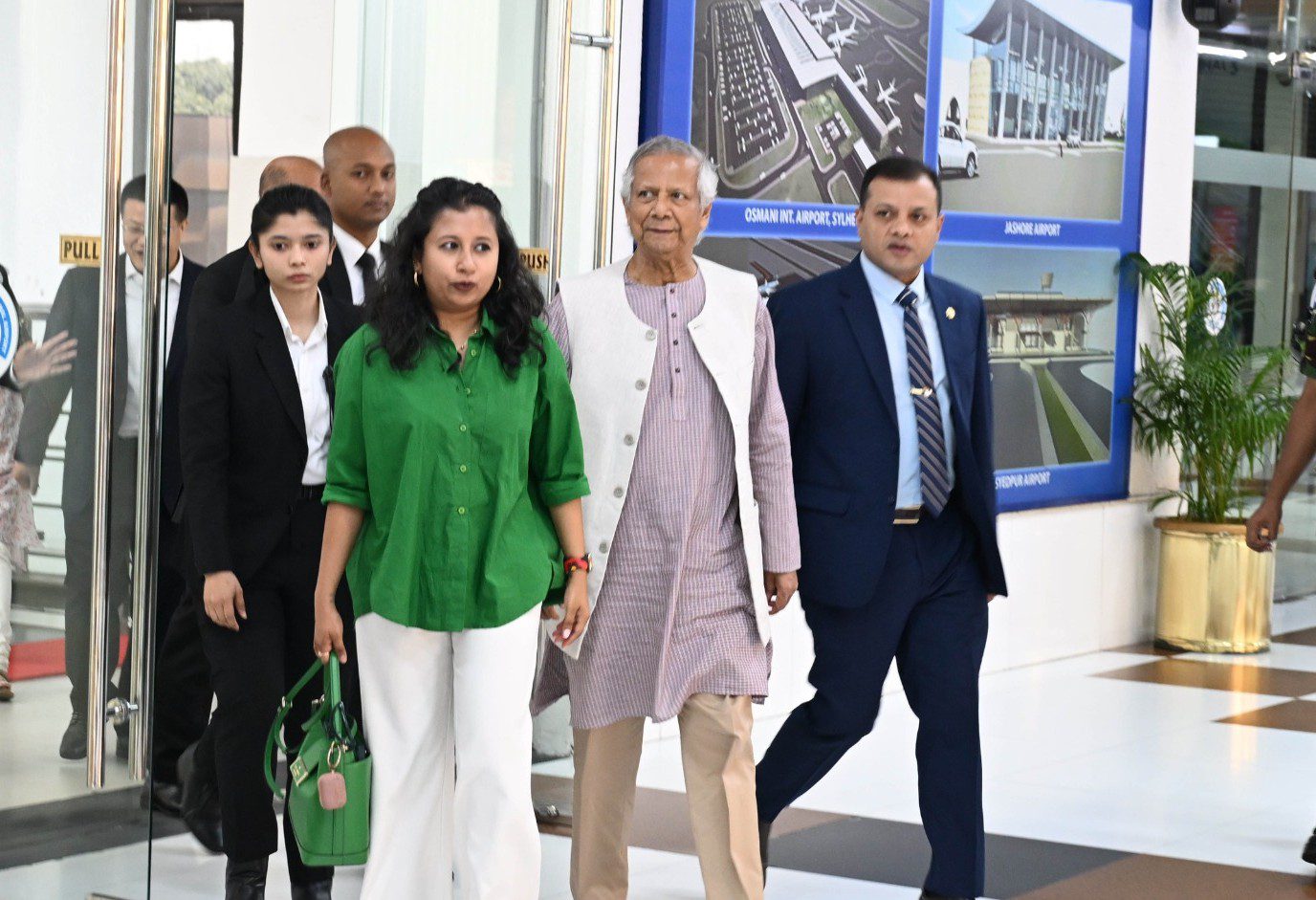 Chief Adviser Muhammad Yunus left Bangladesh for China on Wednesday to hold meeting with Chinese leaders - PID photo