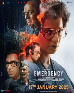 India drama Emergency poster
