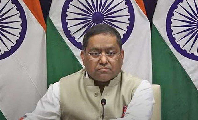Indian Ministry of External Affairs (MEA) spokesperson Randhir Jaiswal - Photo MEA