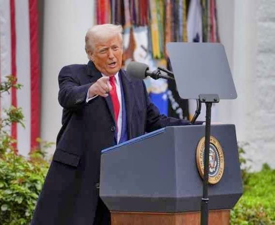 US President Donald Trump annoucnes a new tariff policy in Washington - Photo AP/UNB