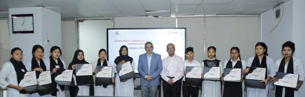 11 women set to begin careers as drivers BRAC Driving School