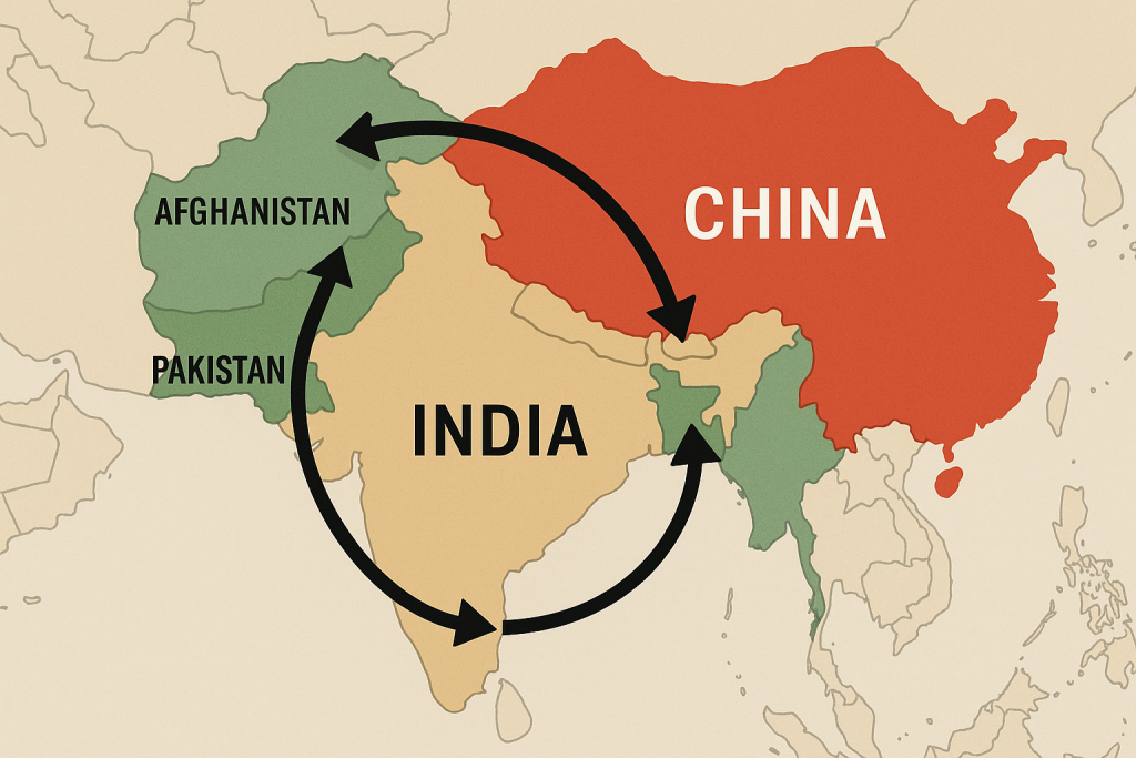 How China plans to box in India without a bullet