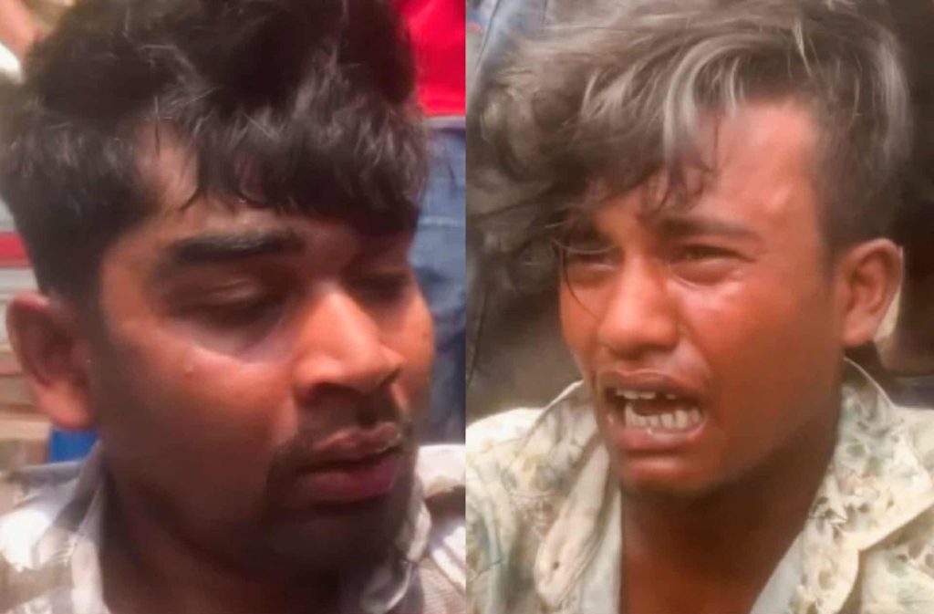 Two alleged muggers handed over to Savar police after mob thrashing