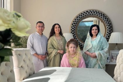 Khaleda Zia with her family