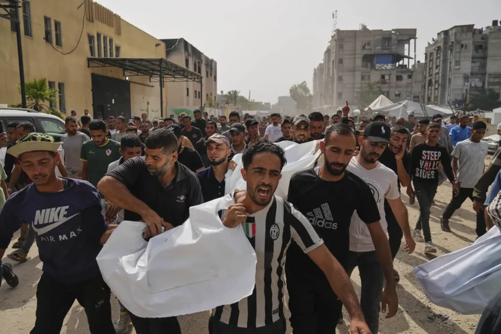 Israeli strikes across Gaza kill at least 75