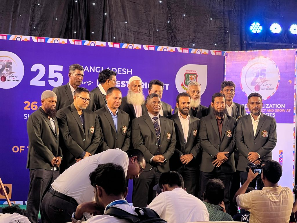 Bangladesh celebrate 25 years in Test cricket Bangladesh Test cricket