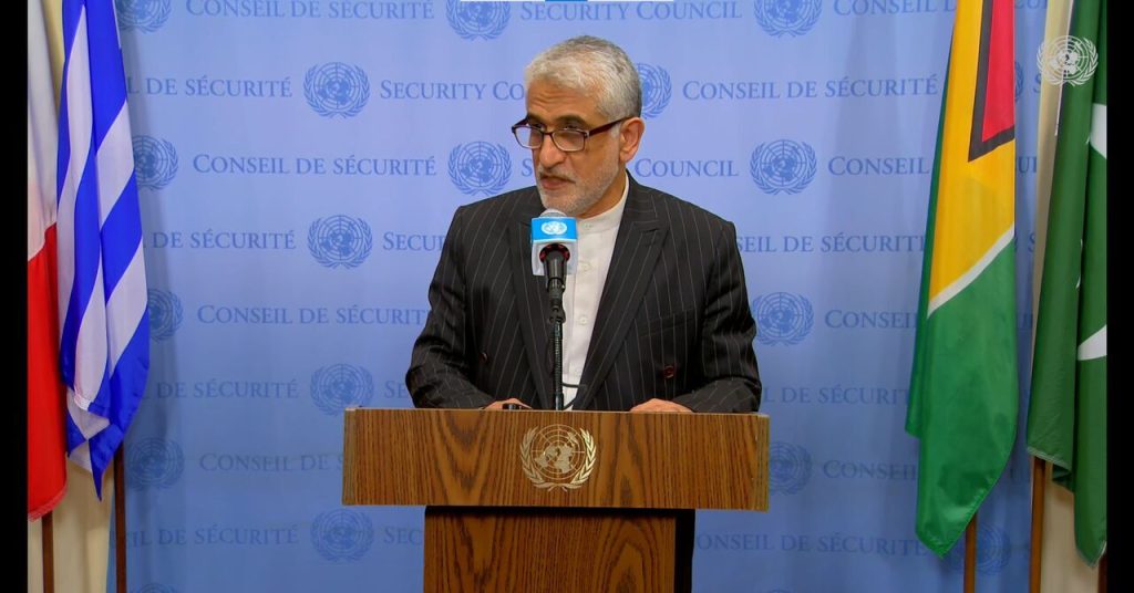Response to Israel’s attack will be lawful and decisive, says Ambassador Iravani