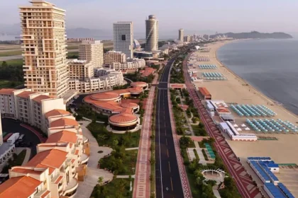 North Korea beach resort