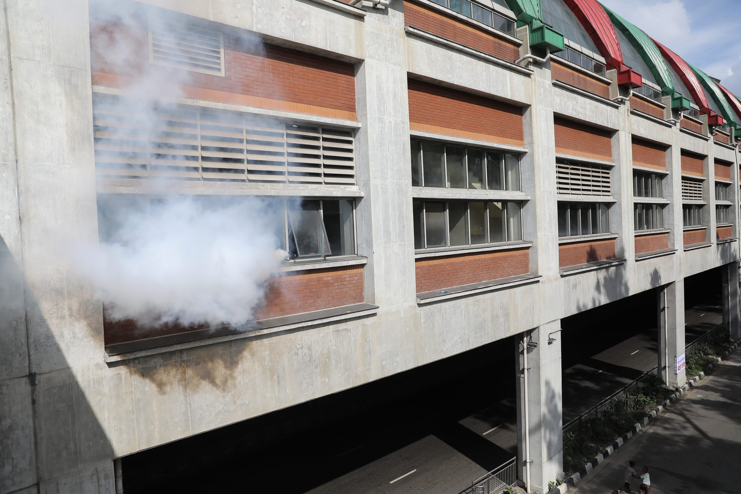 metro rail fire drill