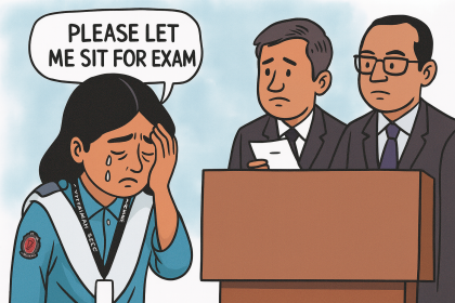 latecomers in public exams
