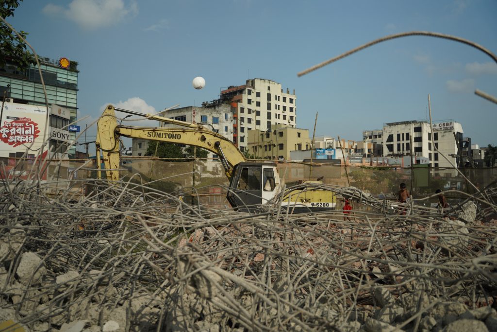 Remaining part of ‘Mritunjoyee Prangan’ removed
