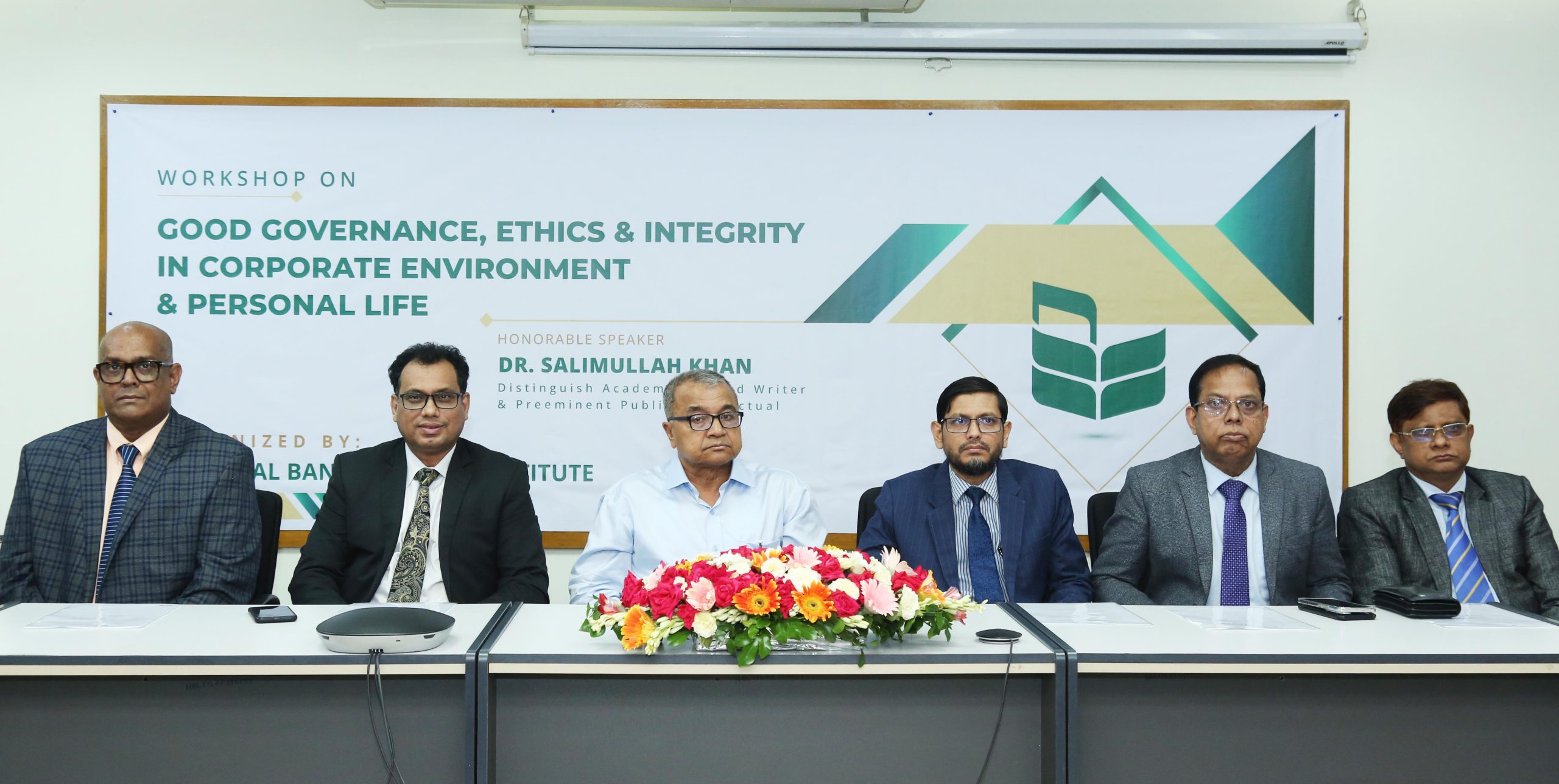 National Bank holds workshop on governance and ethics with Dr Salimullah Khan