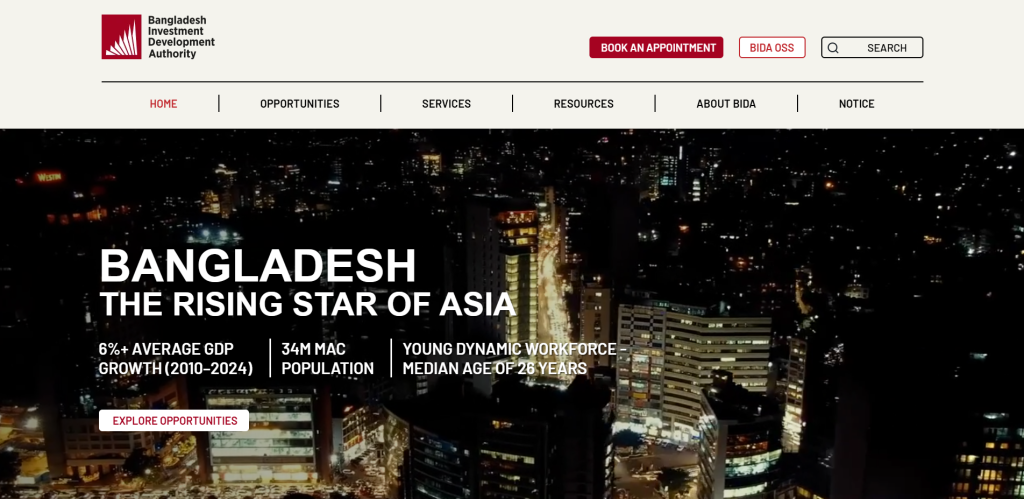 BIDA launches website with focus on strategic investment sectors BIDA