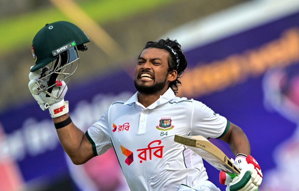 Najmul Hossain Shanto creates history with twin tons as Bangladesh captain