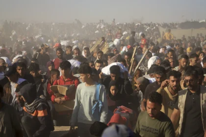 aid seekers in Gaza