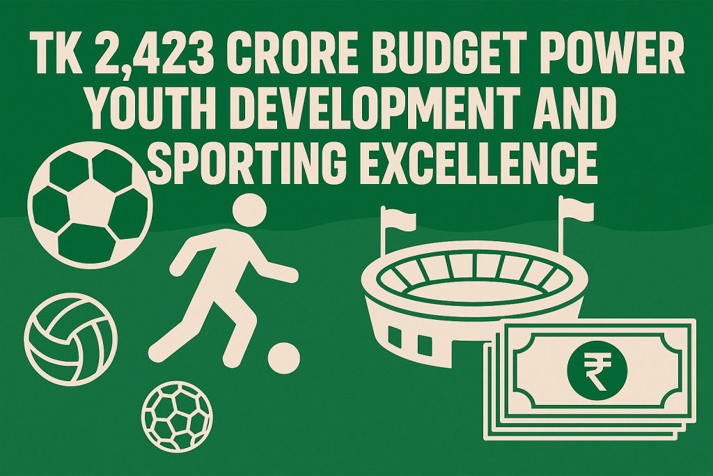 Tk 842 crore hike in Youth and Sports Ministry budget for new fiscal year