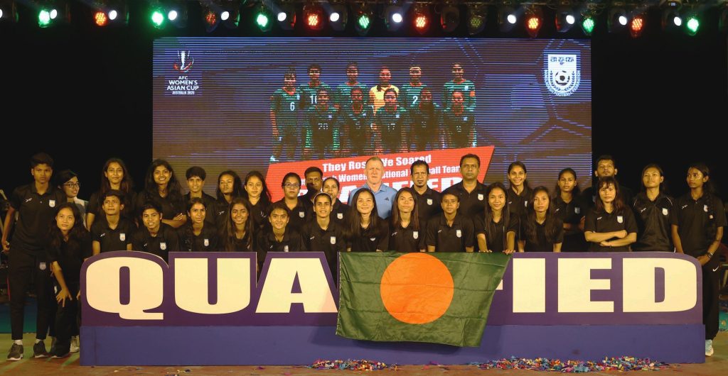 Bangladesh women’s team return after historic qualification, but no bonus announced