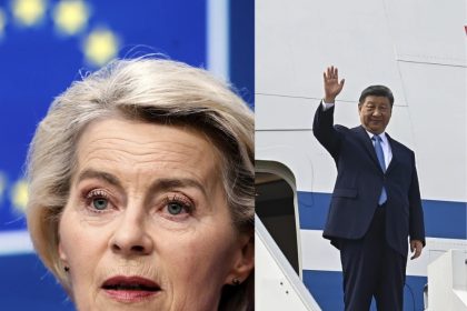 Eu leaders met China President Xi Jinping