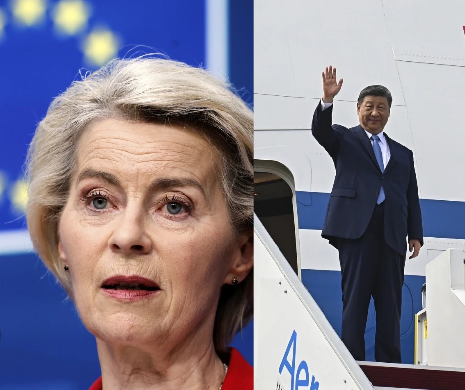 Eu leaders met China President Xi Jinping