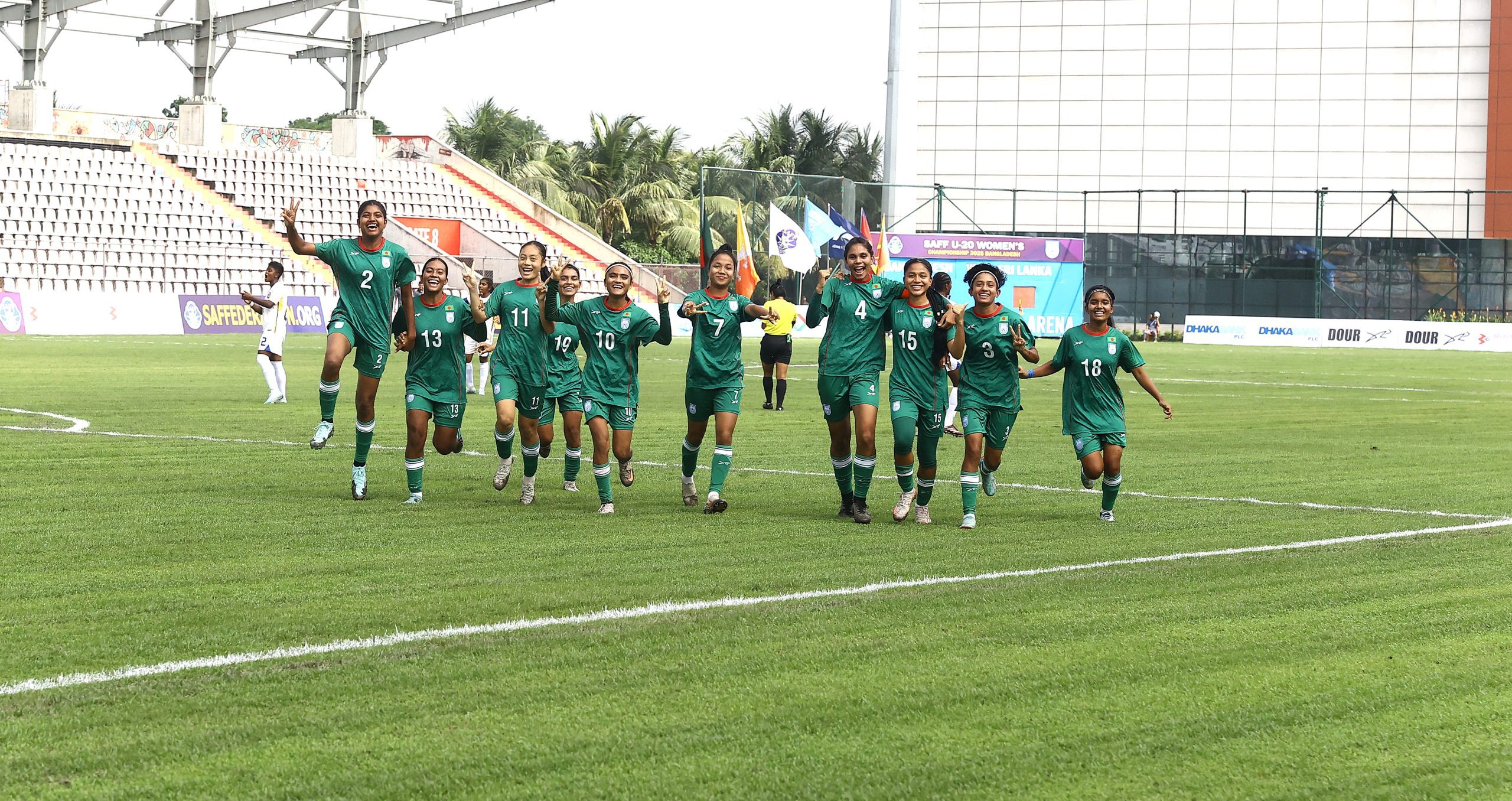 Tigresses run riot in SAFF U20 opener with 9-1 win over Sri Lanka