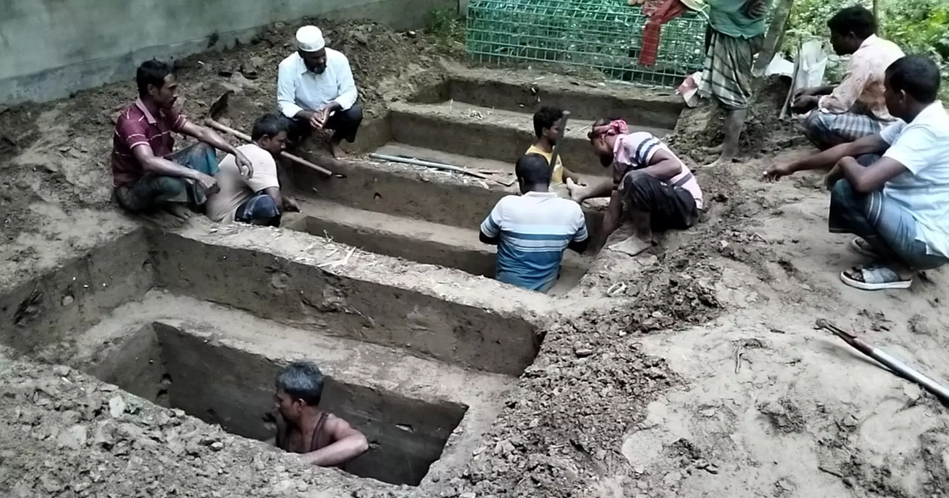 Natore tragedy: Four of a family buried in a row
