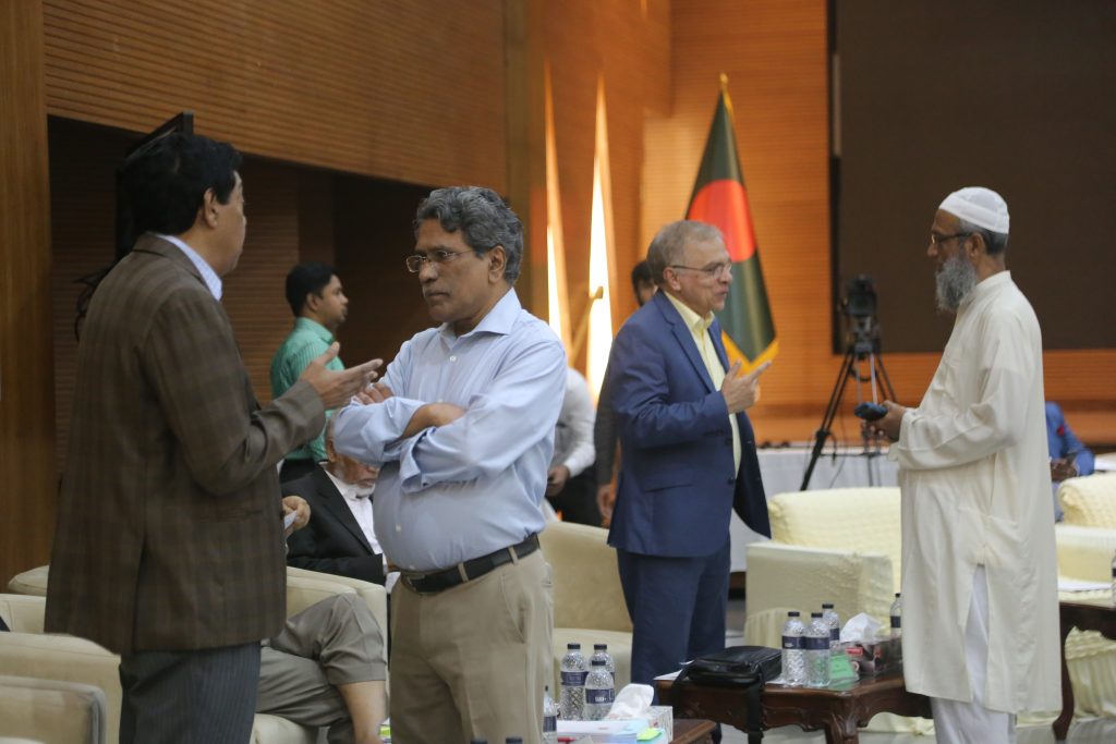 What divides parties on the caretaker government framework Consensus Commission decision