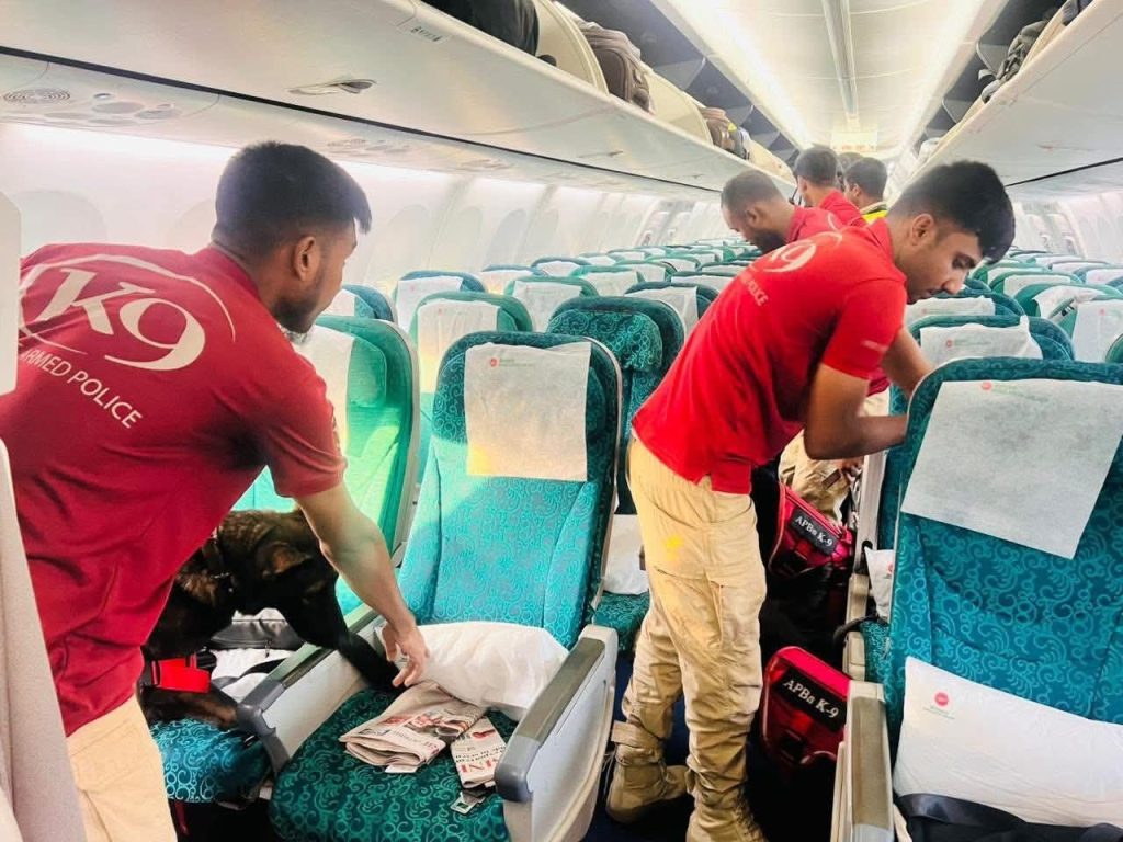 Bomb scare suspends Biman flight Bomb scare