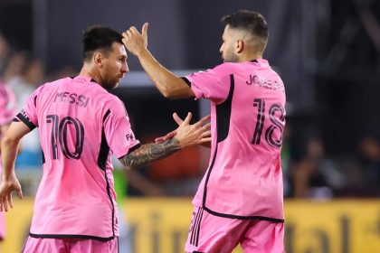 Messi and Alba