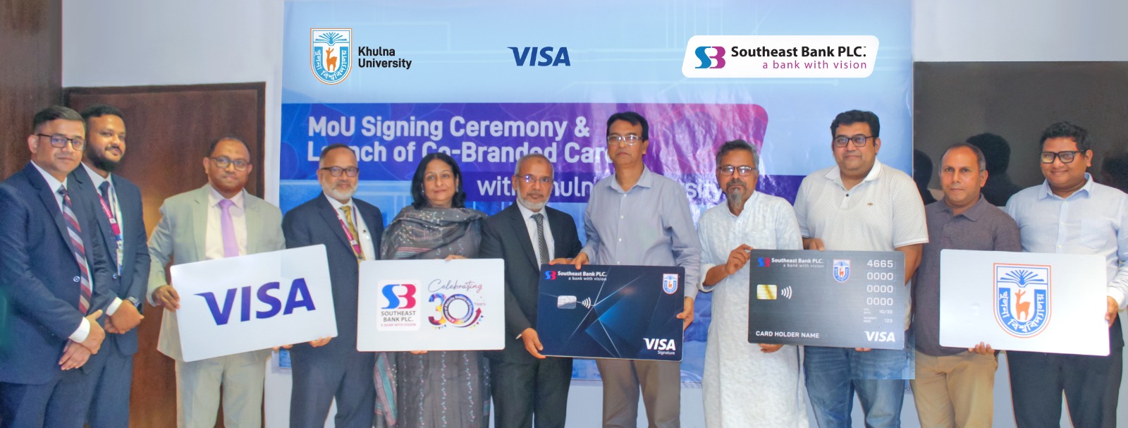 Southeast Bank, Khulna University launch co-branded cards
