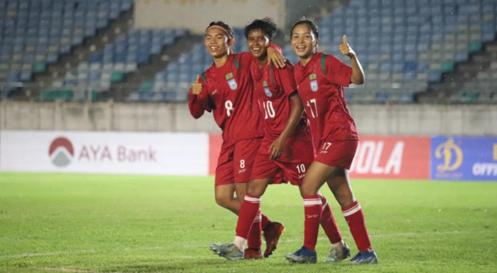 7-up Bangladesh fizz into Asian Cup with flawless run Bangladesh women’s football fly Australia