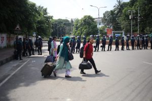Students Vacate