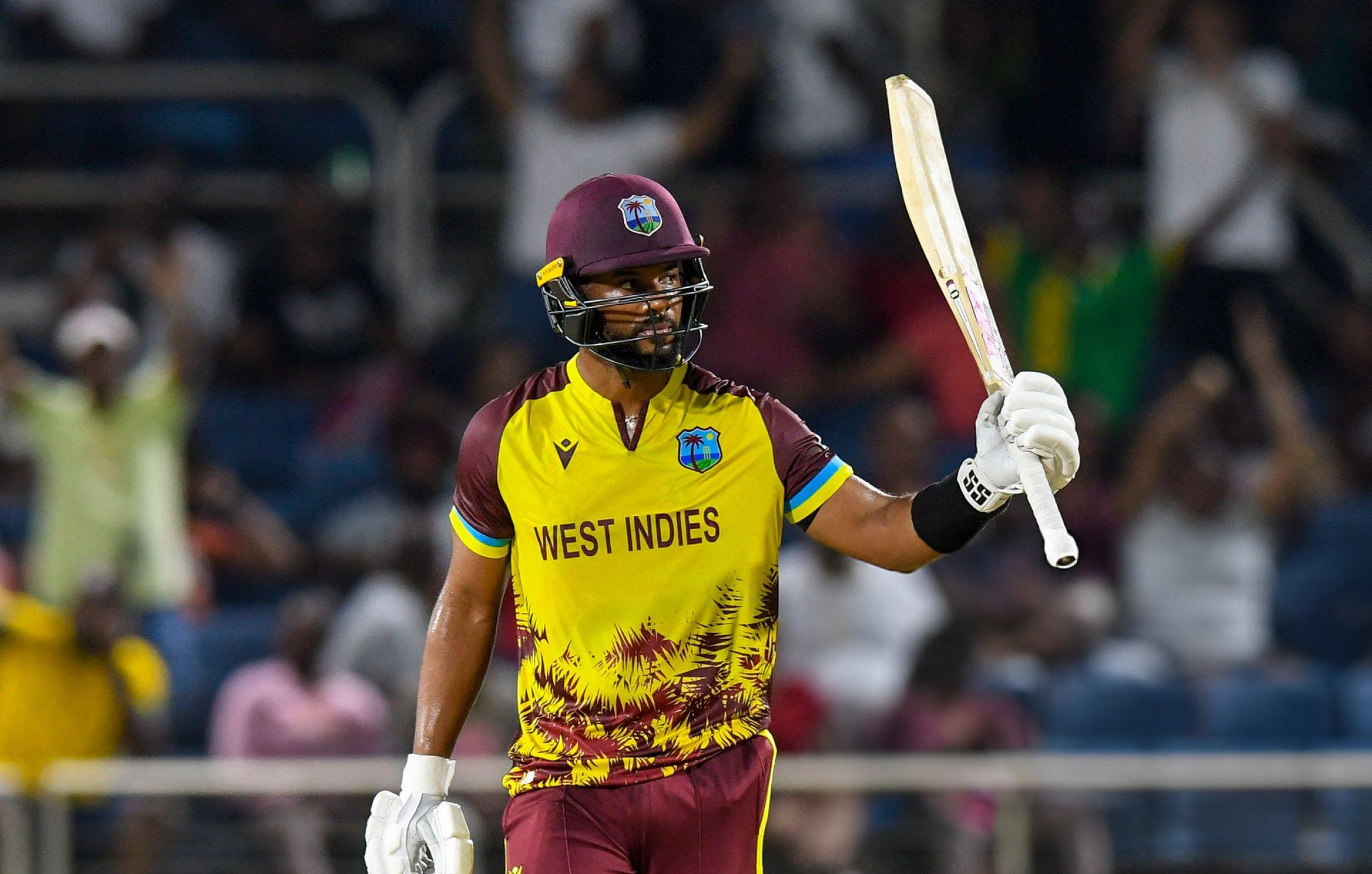 Shai Hope hits his first T20I century in style against Australia