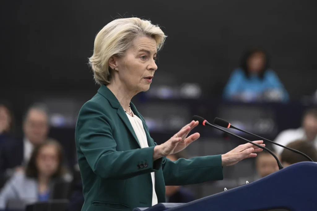 EU chief von der Leyen faces a confidence vote von der Leyen