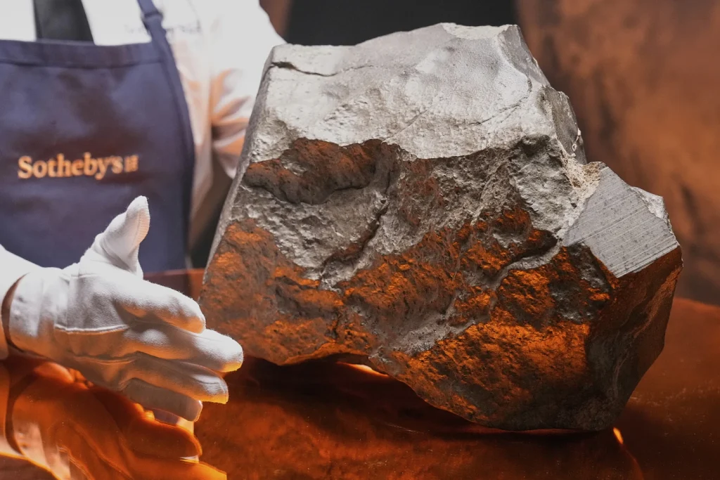 25-kg Martian rock for auction in New York Mars rock