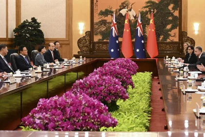 Australian PM with china