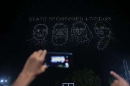 july uprising drone show