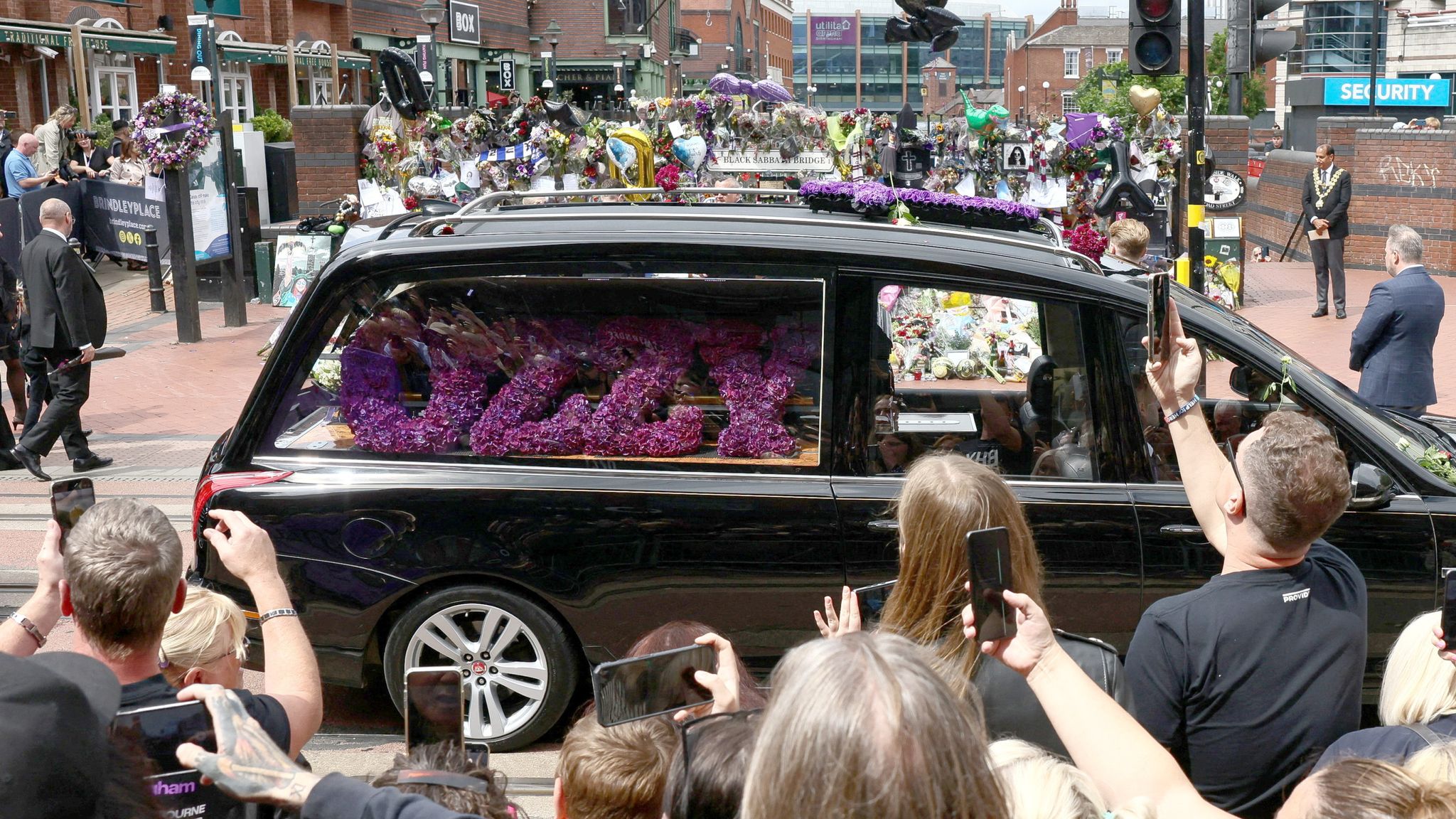 Fans line Birmingham streets for Ozzy Osbourne’s farewell