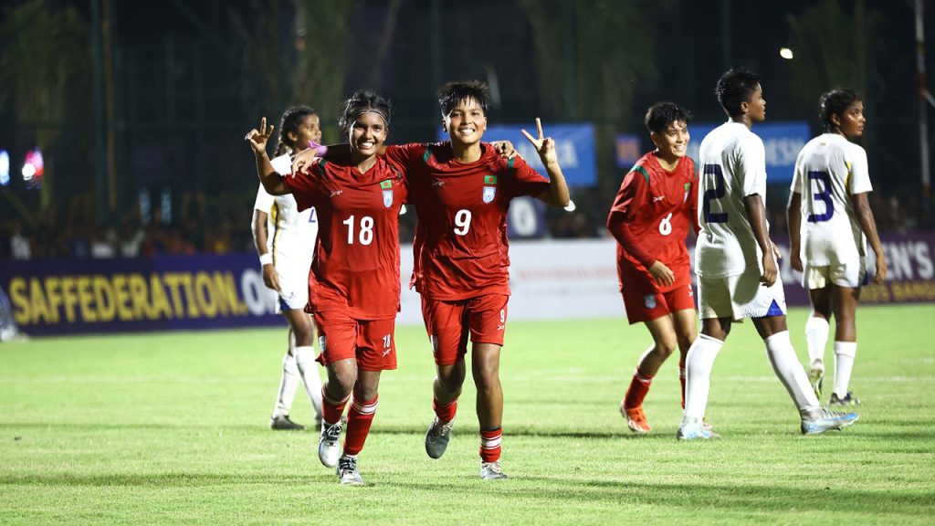 Bangladesh edge closer to Saff Under-20 title with 5-0 win over Sri Lanka