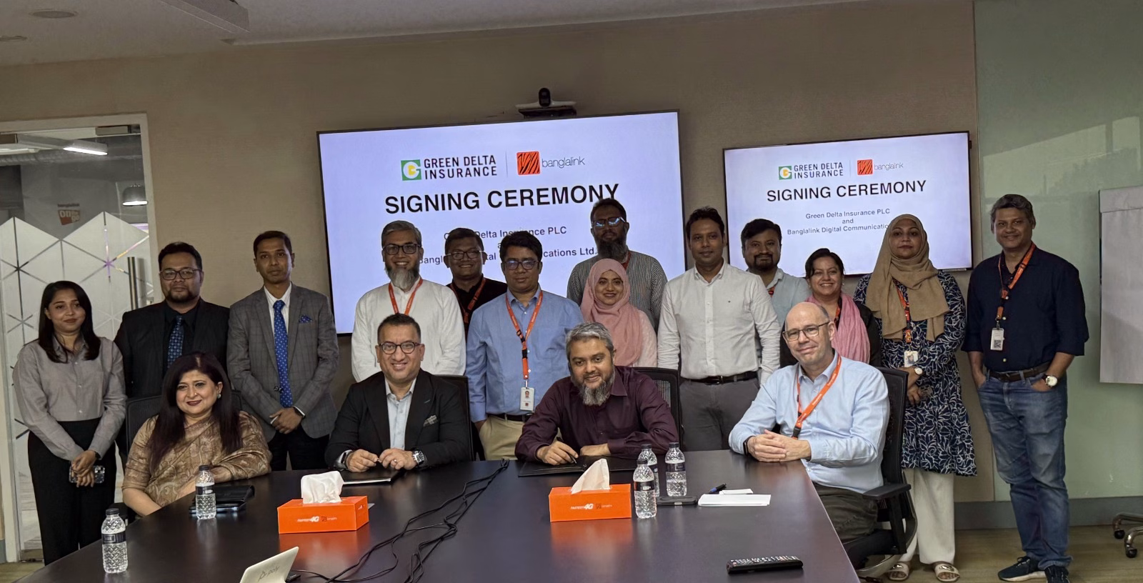 Banglalink and Green Delta launch fire-and-lightning insurance bundle for SMEs