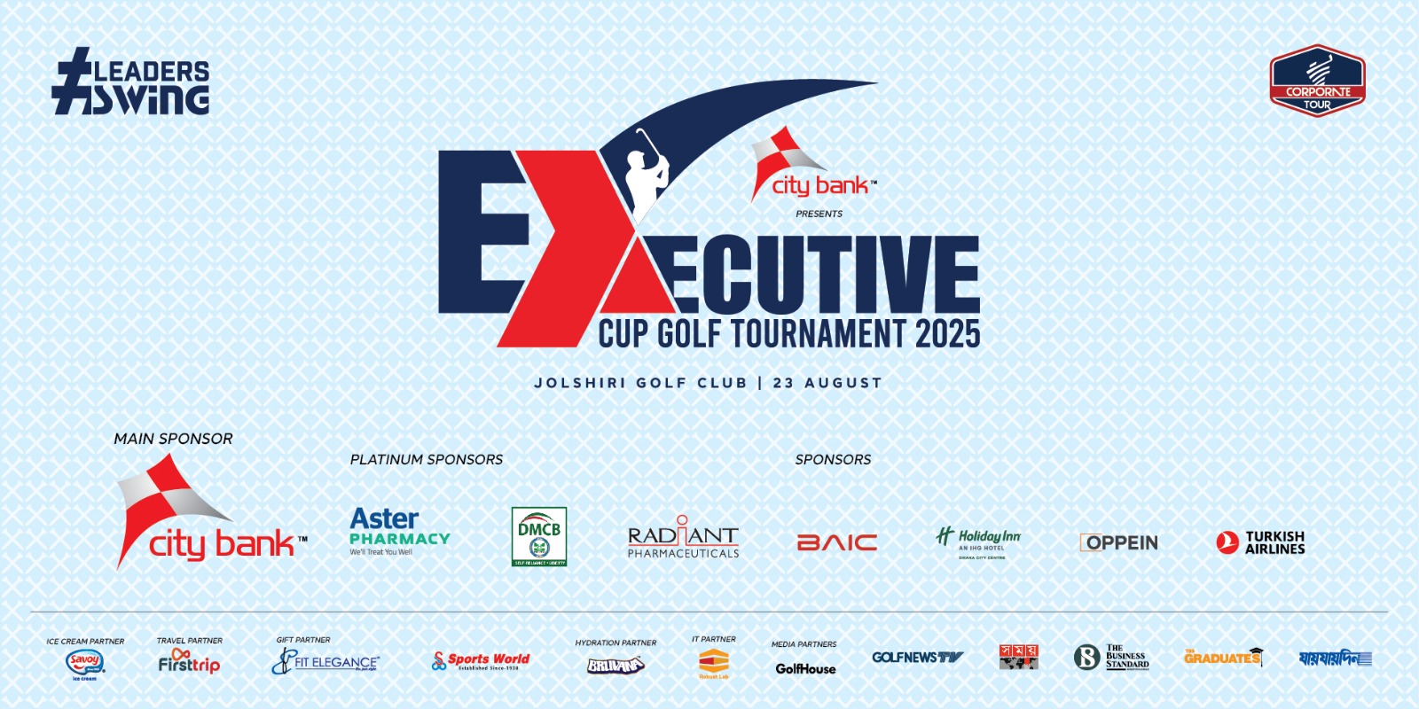 City Bank executive cup golf tournament tees off on Aug 23