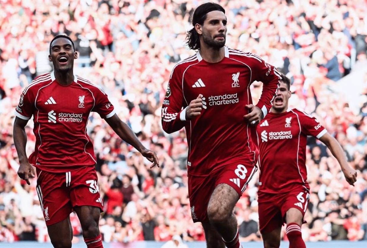 Szoboszlai’s stunner sinks Arsenal at Anfield
