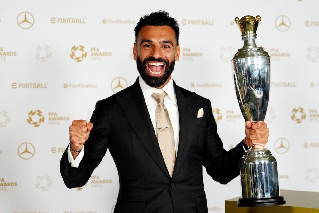 Salah makes history with third PFA Player of the Year award
