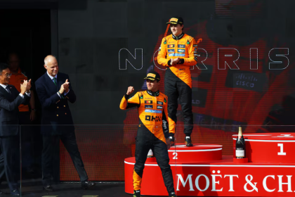 Lando Norris gutsy drive