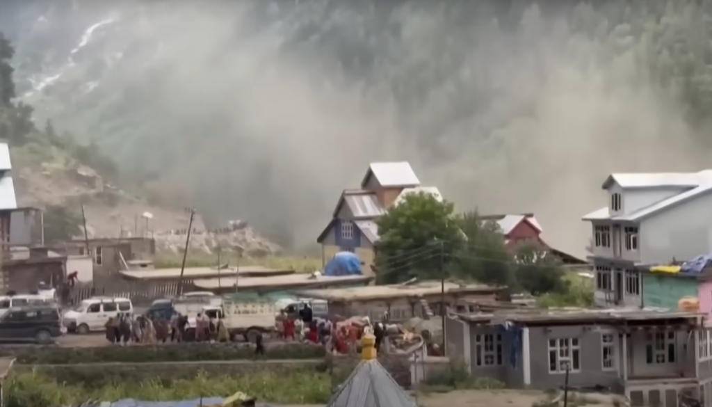 Cloudburst in Indian Kashmir kills 46 Cloudburst in Indian Kashmir