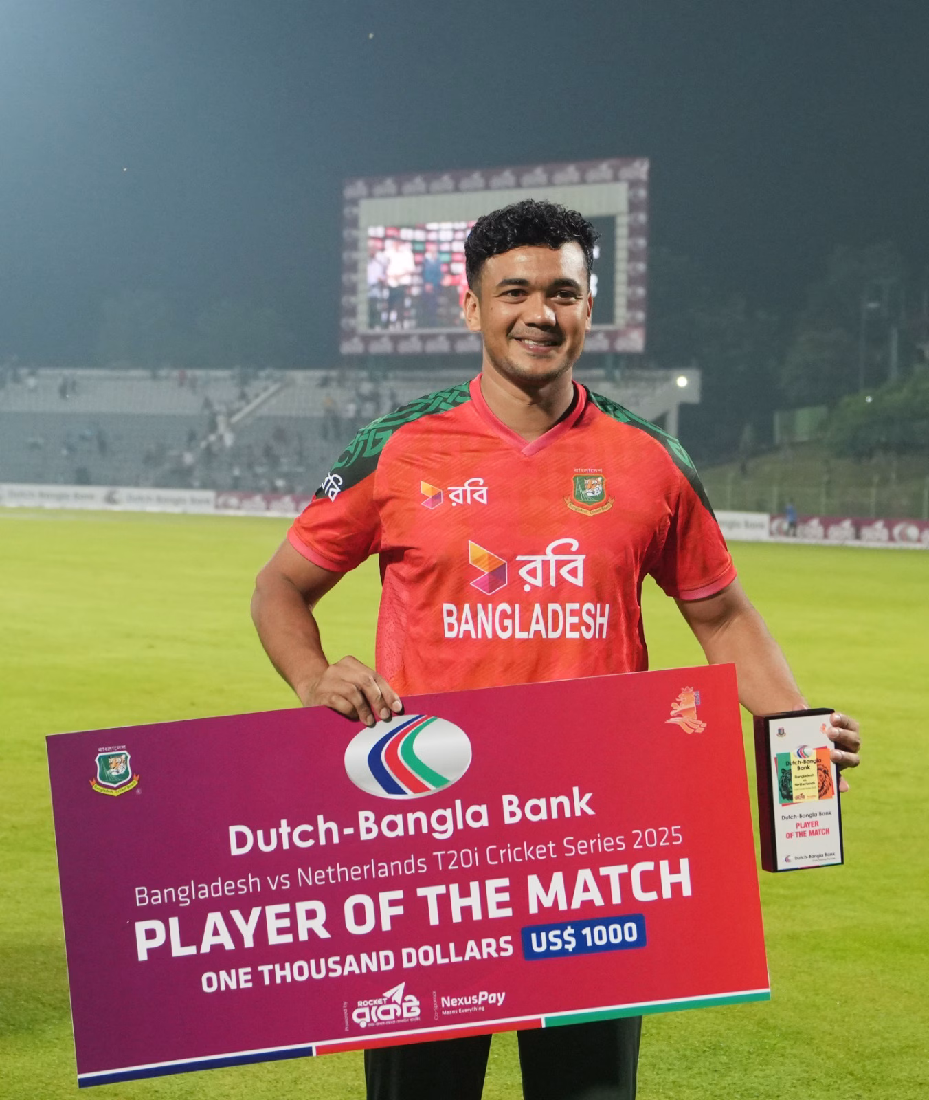 Taskin eager to enjoy the present after Player of the Match performance