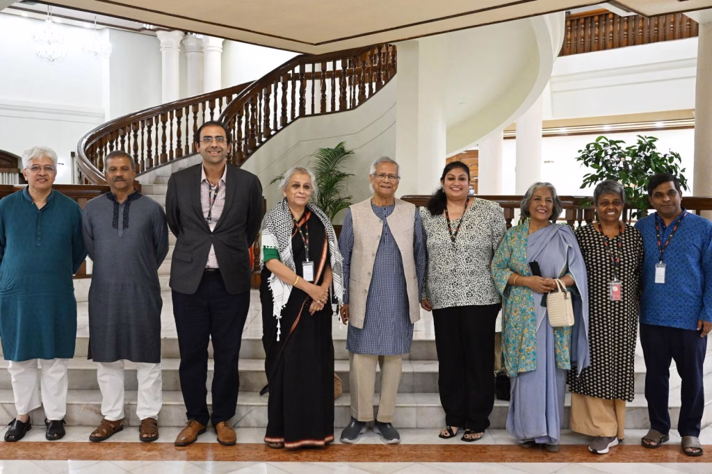 SAHR delegation meets CA Yunus SAHR delegation meets Yunus
