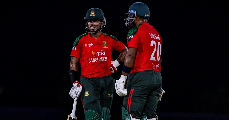 Yasir’s late fireworks lift Bangladesh ‘A’ to fighting total
