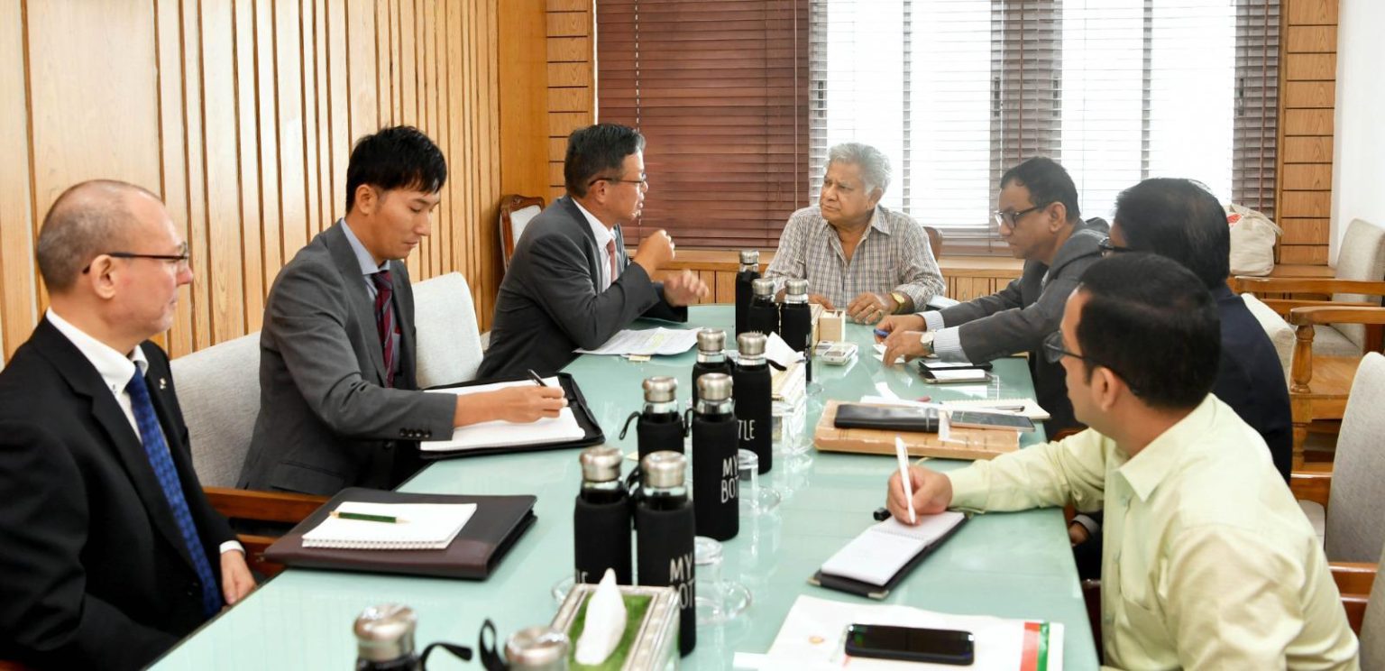 Japanese envoy with Sakhawat